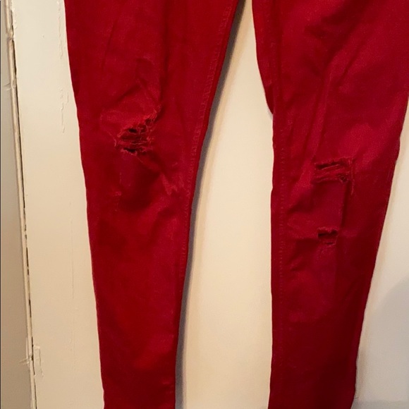 Rag&Bone- Preloved red skinny jeans. - Picture 3 of 6
